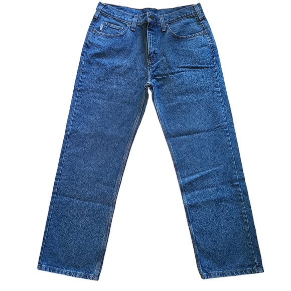 Carhartt Other - CARHARTT‎ 100% Cotton Relaxed Fit Straight Leg Jeans B460 DVB Men's Size 36
